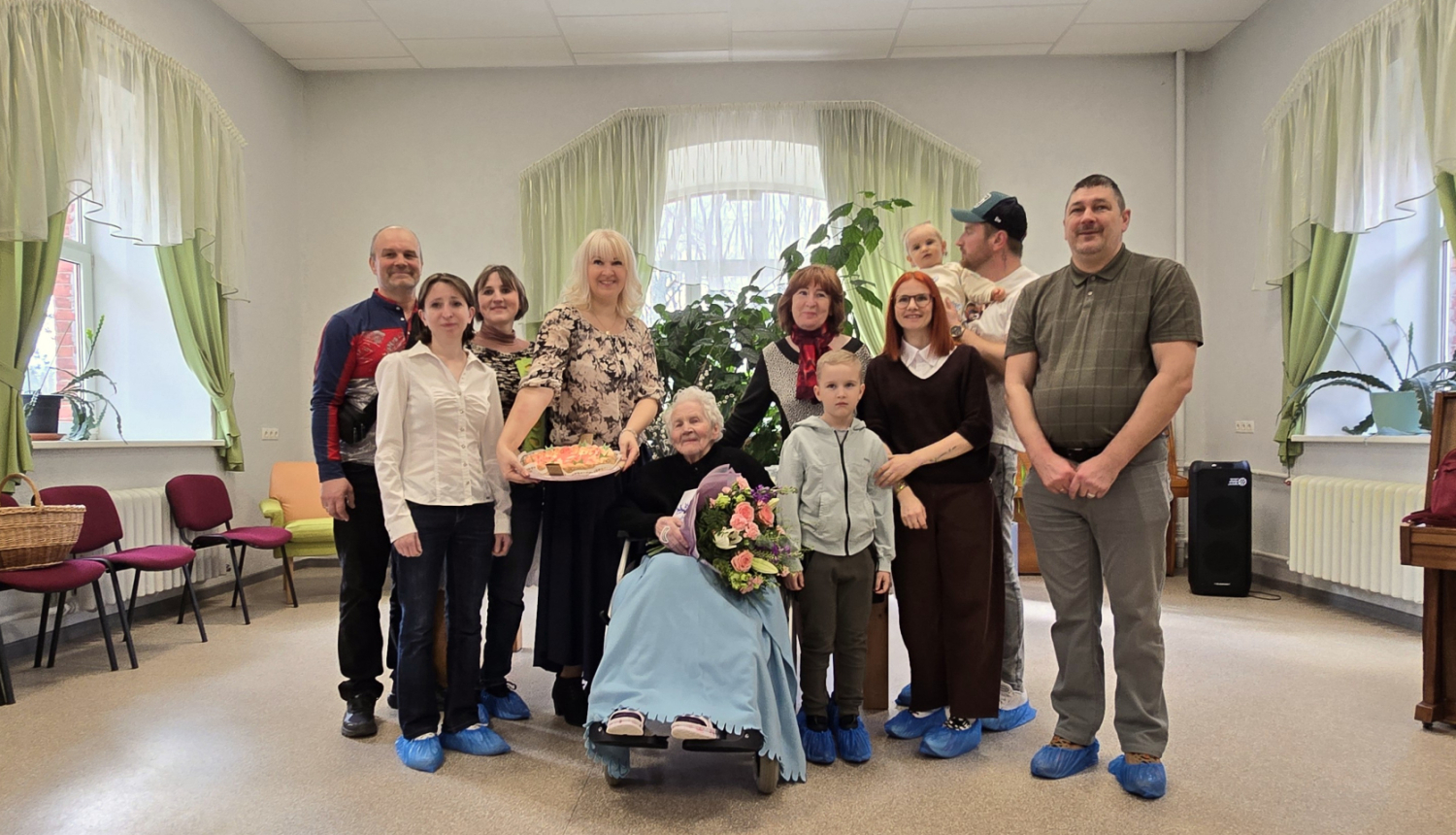 foto ar ģimeni jubilejā 