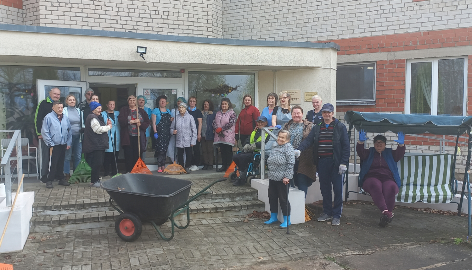 Sociālās aprūpes centrs "Trapene" organizē Lielo talku savā teritorijā