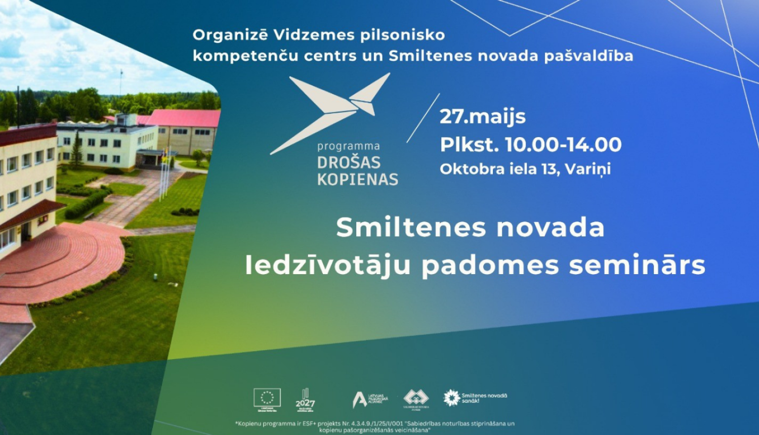 Variņos notiks Smiltenes novada iedzīvotāju padomju seminārs