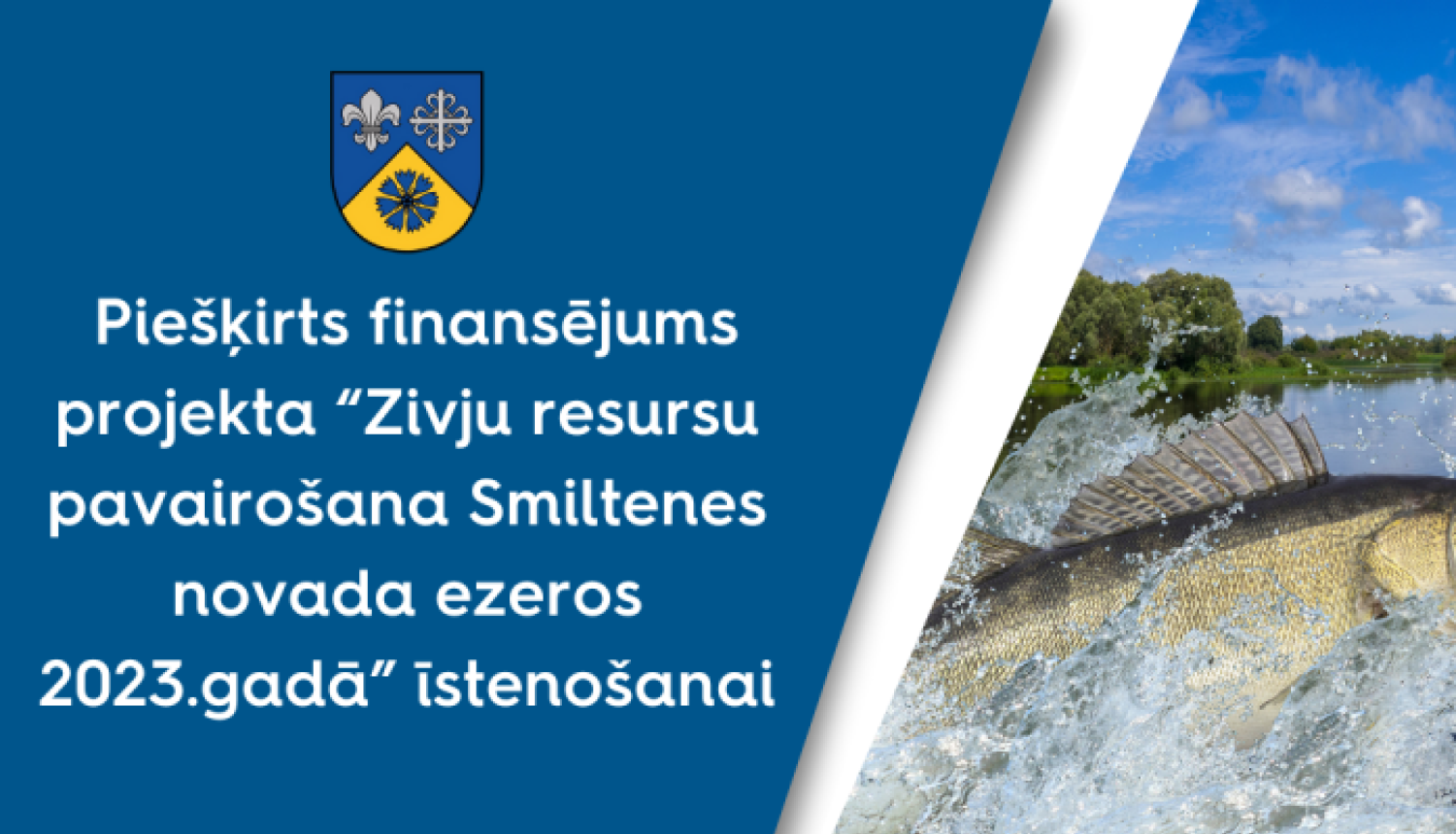 Ar Zivju fonda atbalstu ezeros tiks papildināti zivju mazuļi