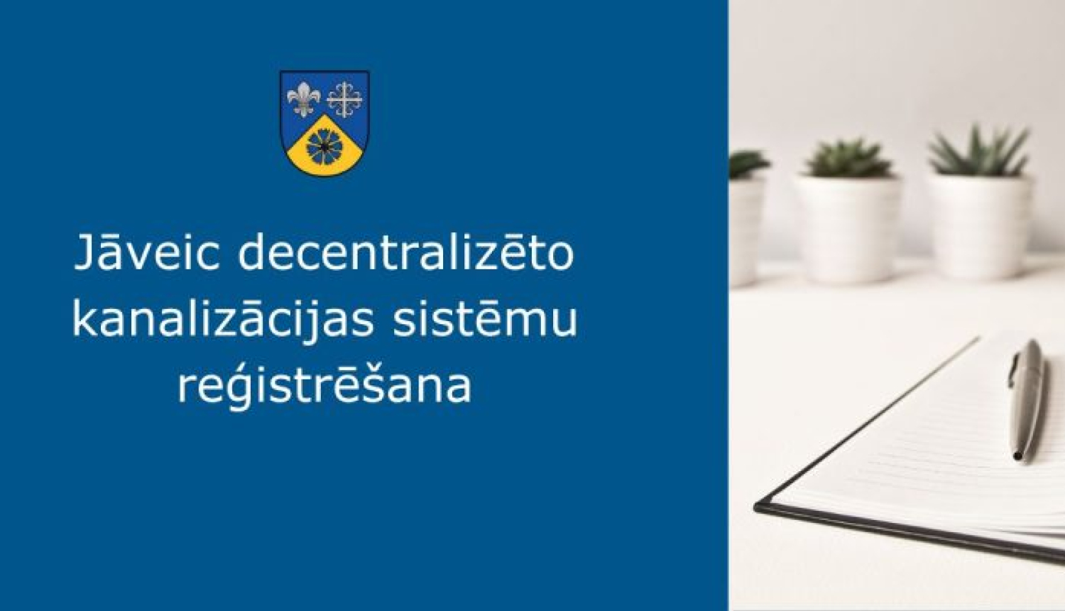 kanalizacijas sistemu registresana