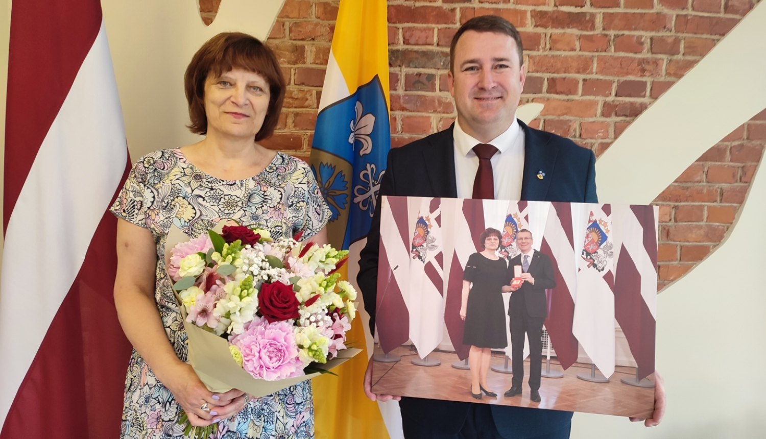 Līgas Bukovskas sveikšana