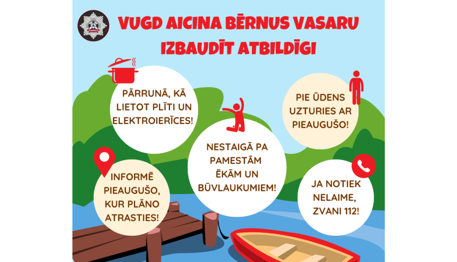 VUGD informatīvā afiša