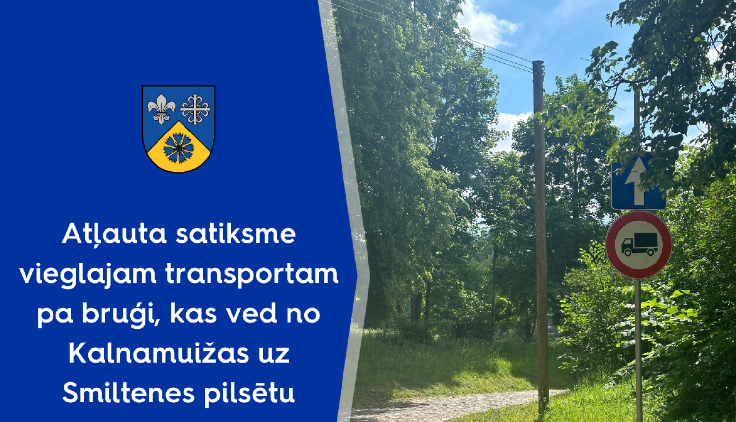 Satiksmes izmaiņas baneris