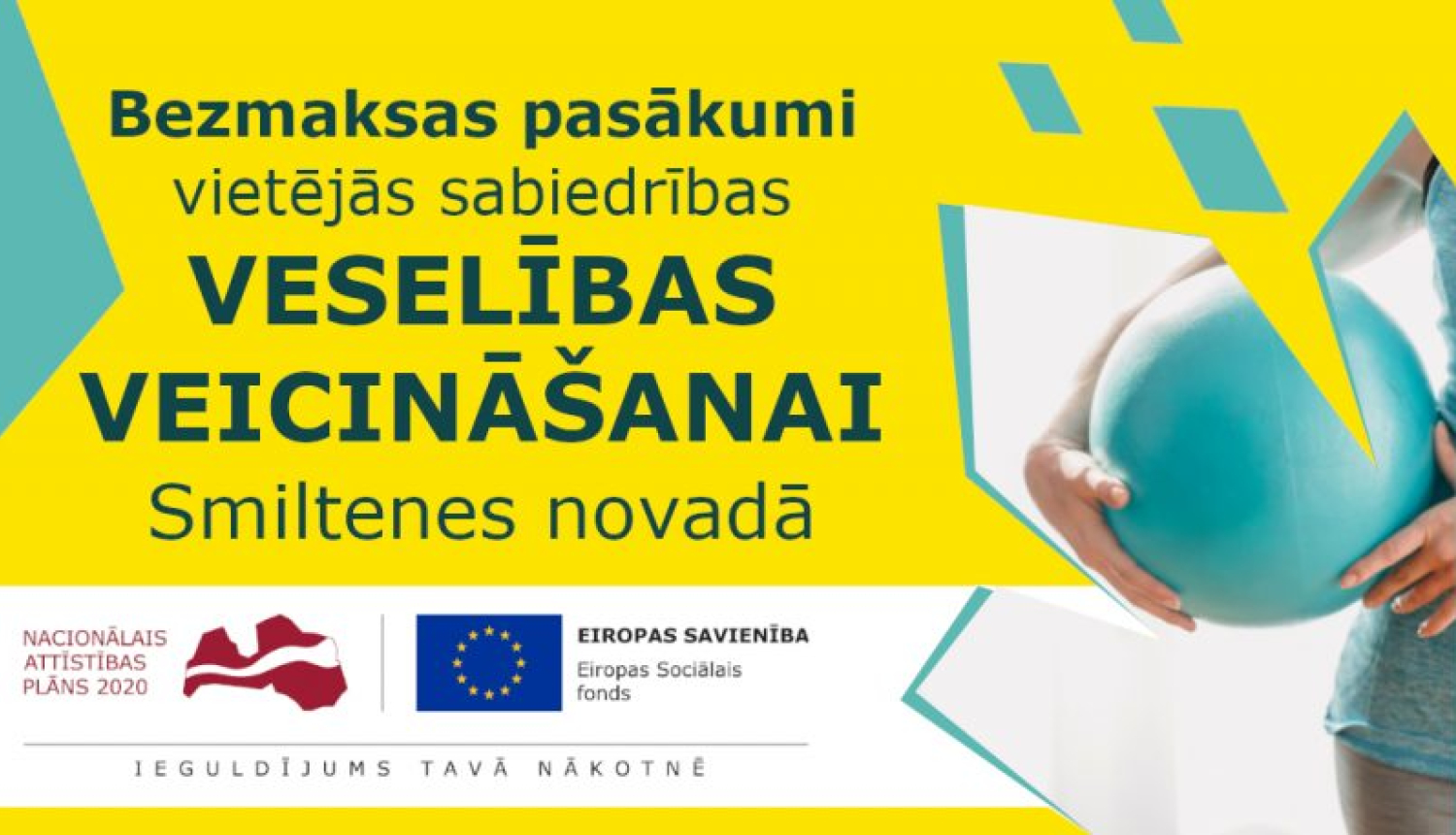 Projekta „Pasākumi vietējās sabiedrības veselības veicināšanai” aktivitātes Smiltenes novadā jūnijā