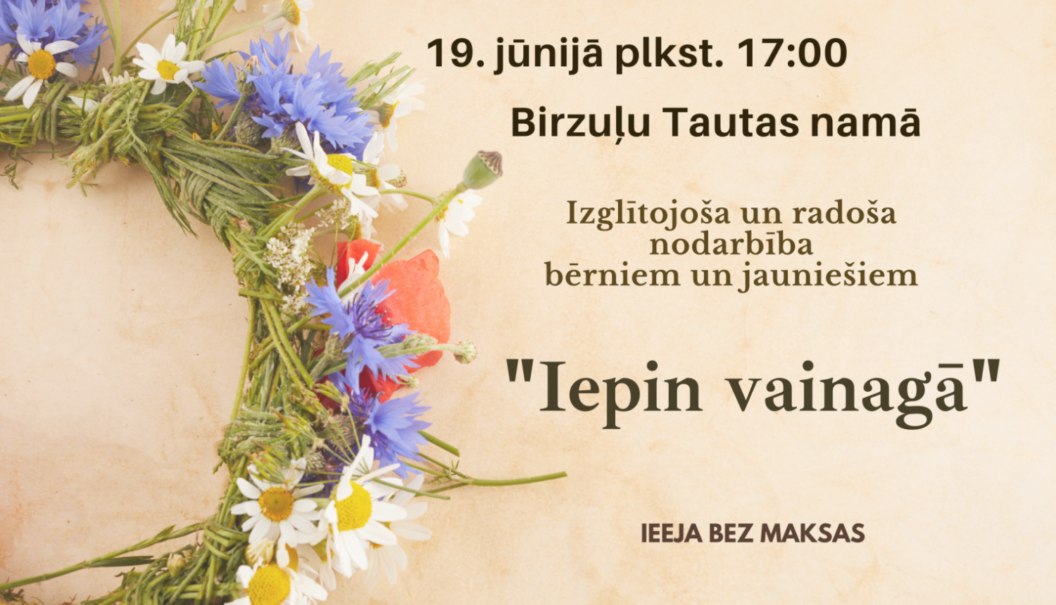 Iepin vainagā
