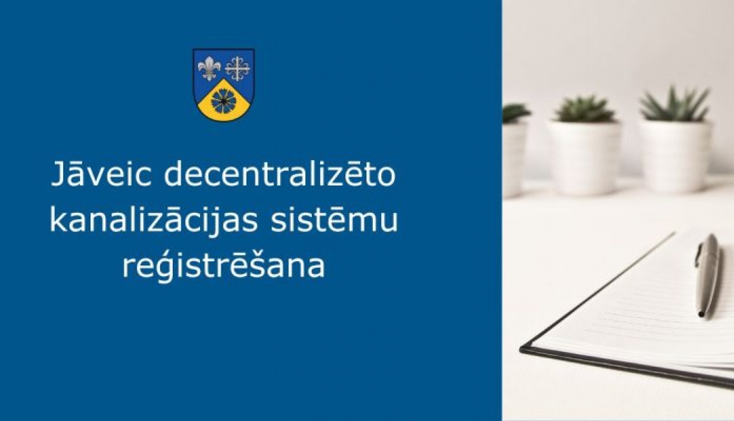 kanalizacijas sistemu registresana