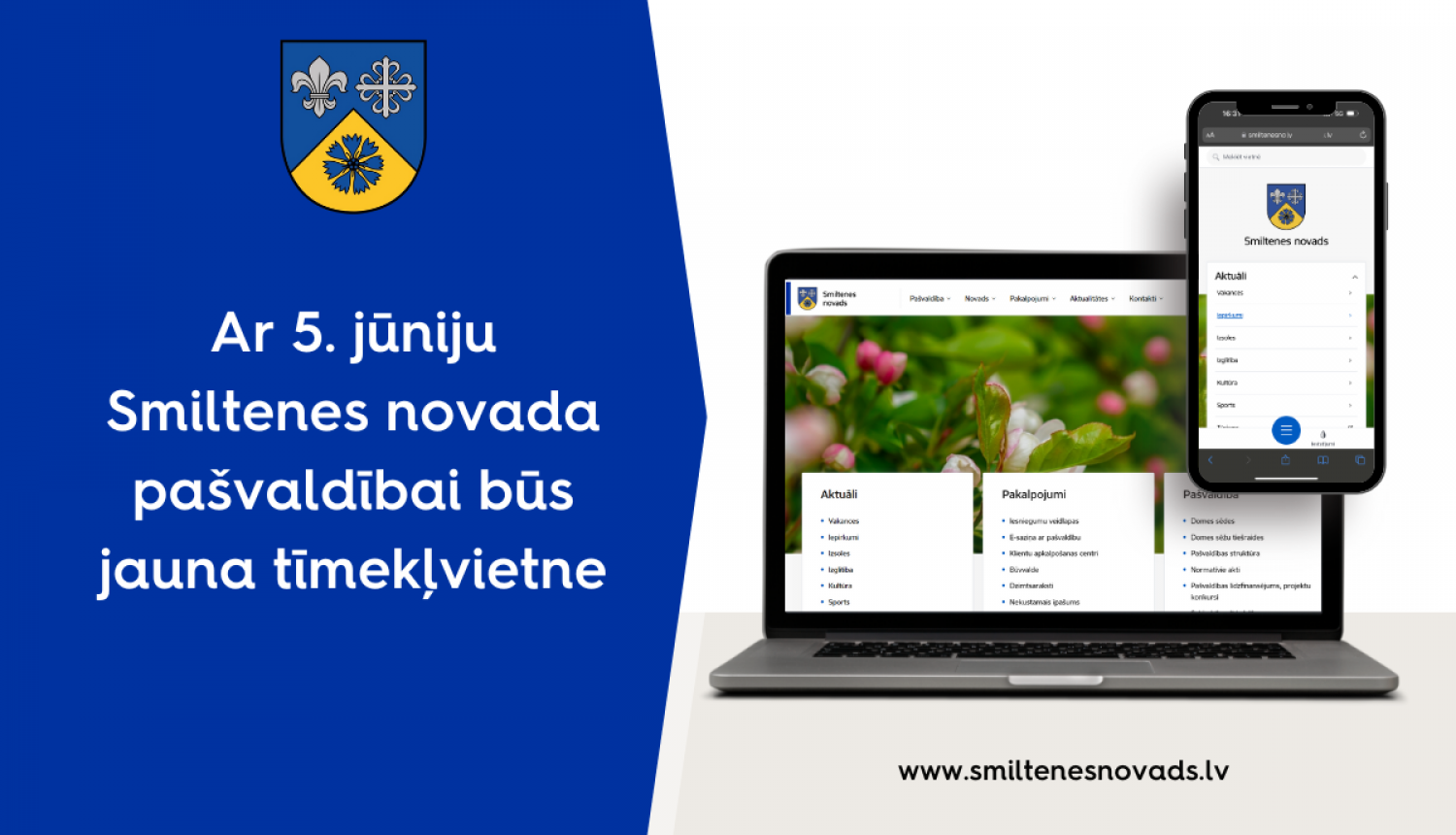 jauna tīmekļvietne